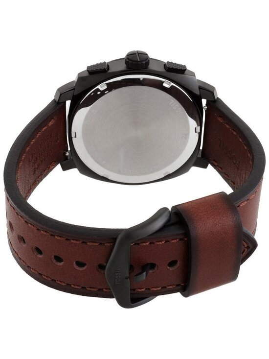 NWT Fossil Machine Chronograph Quartz Men\'s Watch and Bracelet Set